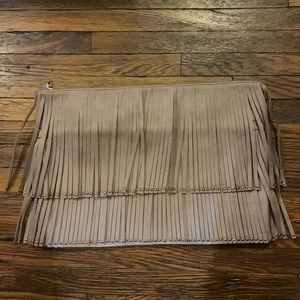 Deux Lux Rose Gold Vegan Leather Clutch